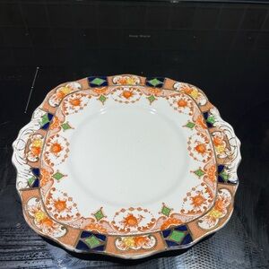 Phoenix Ware Cake Plate, 404 Imari Thomas Forester Imari Pattern